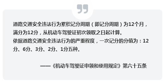 2020 年，驾照可能突破 12 分扣分上限