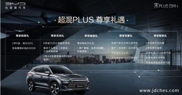 宋PLUS全新DM-i超级混动预订享5重礼遇