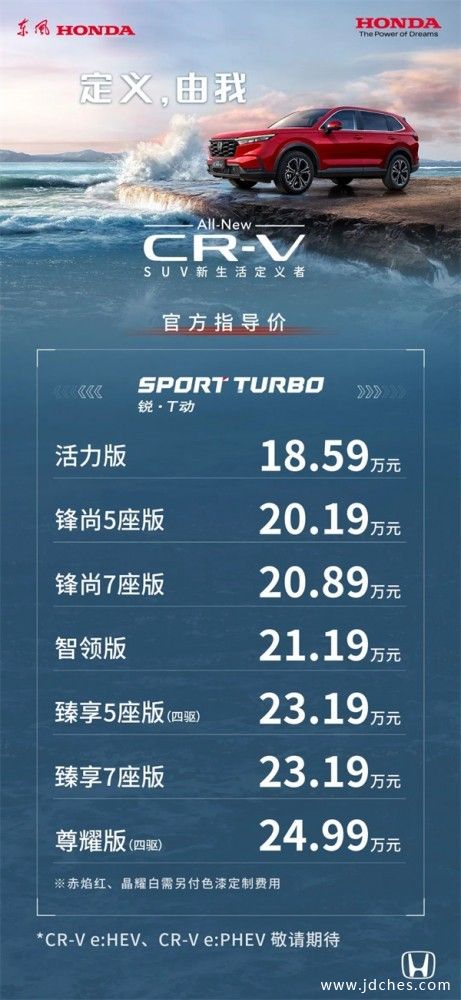 SUV新生活定义者 东风Honda全新一代CR-V南宁区域联合上市