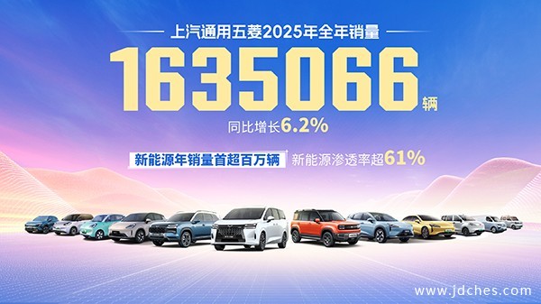 奋进十四五，启航十五五！上汽通用五菱2025年累计销量超163.5万辆，新能源年销首超百万