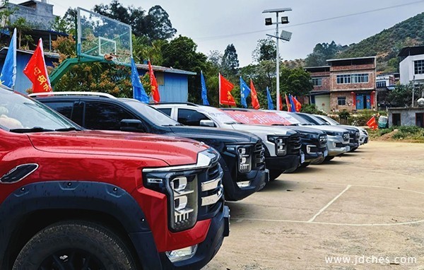 多彩人生，创富同行|福田皮卡七镇落地广西百色甫必屯