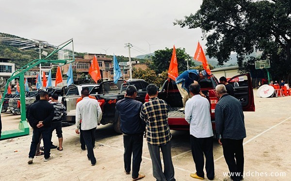 多彩人生，创富同行|福田皮卡七镇落地广西百色甫必屯