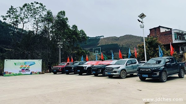 多彩人生，创富同行|福田皮卡七镇落地广西百色甫必屯